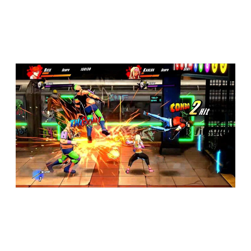 Rushing Beat X jeu de combat brawl coopératif sur Nintendo Switch 2 - 4