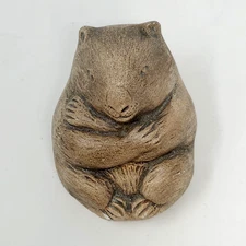 Australian Tim Loder Pottery Wombat Figurine -Small