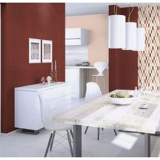 Dark Red Wallpaper Textured Plain Paste The Wall Modern Feature Wall
