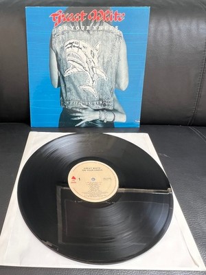 GREAT WHITE/ On your knees- LP- Vinyl: M /Cover: EX / 1st.US 1987