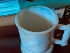 Boyd Glass Slag Brown Pelican/Stork Vintage Mini/Child Mug/Toothpick Holder Cup — photo 4