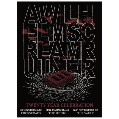 A Wilhelm Scream Twenty Year Celebration Poster Dec 11 13 2025