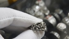 GERMAN WWI WWII Wermacht SKULL  RING  Size 10