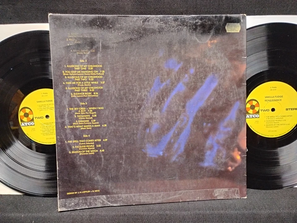 Vanilla Fudge Self-Titled 2 x Vinyl LP ATCO Records AK 2/37 1970 IMPORT - Image 4 of 4
