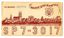 QSL Card SP7 3017 Poland Lowicz 1963