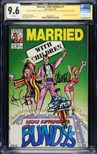 Married With Children #1 CGC 9.6 Cast Signed O'Neill Sagal Faustino, Applegate