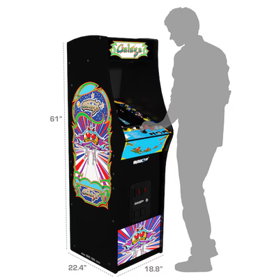 Arcade1Up GALAGA Deluxe Arcade Game Machine 5-Foot Stand-Up
