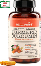 Naturewise Curcumin Turmeric 2250Mg - 95% Curcuminoids & Bioperine Black Pepper