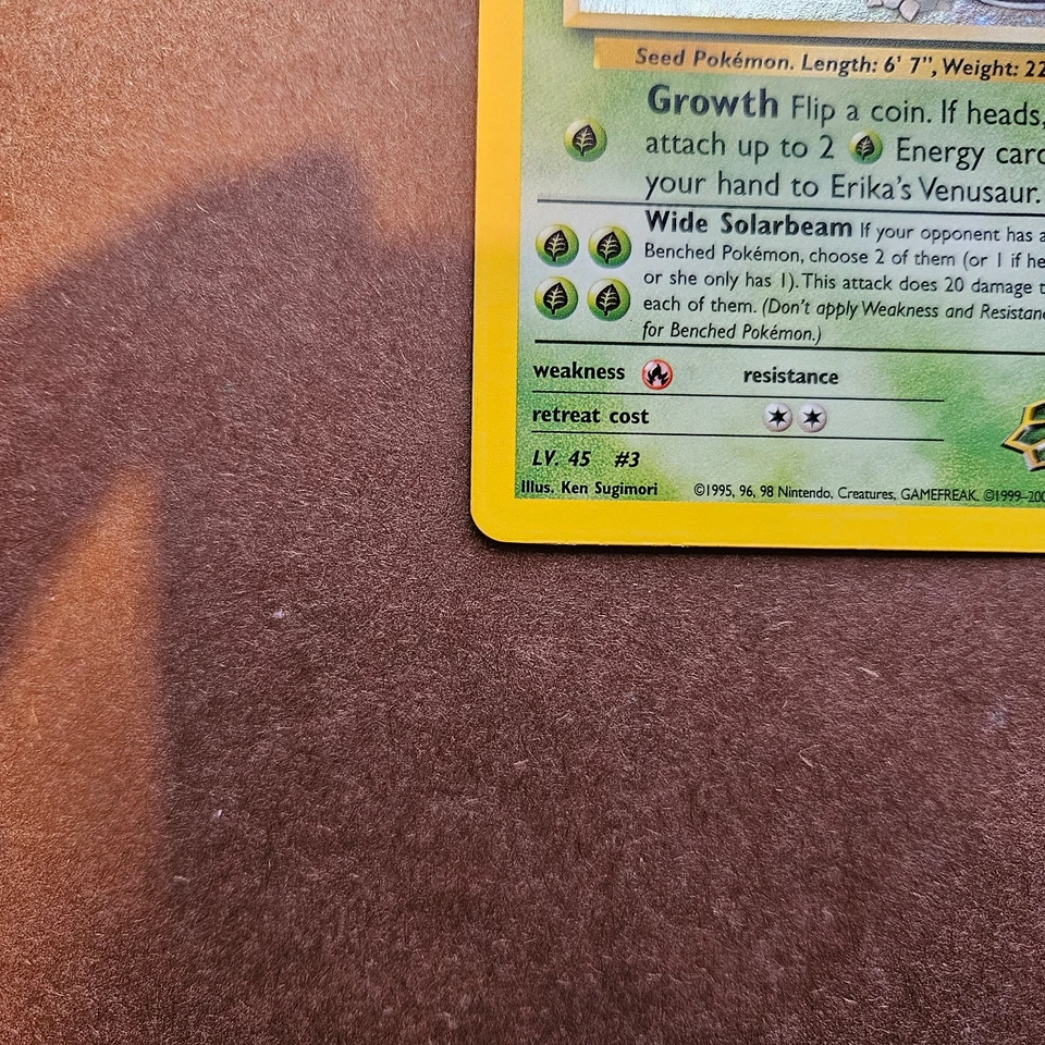 Erika's Venusaur 4/132 Pokemon Gym Challenge Holo Rare Card - LP - Image 4 of 4