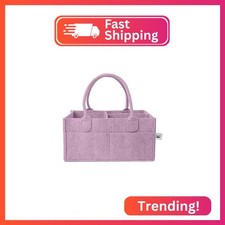 Mr. Pen- Baby Diaper Caddy Organizer, Orchid Mist, Baby Caddy Organizer with Han