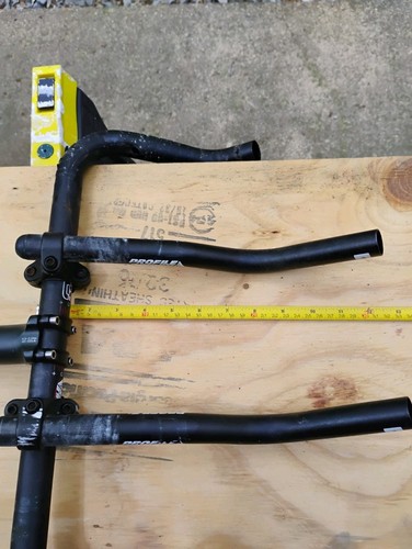 Profile Design Aluminum 42cm Bullhorn, Aerobars extensions 100mm stem 26mm clamp - Picture 2 of 9