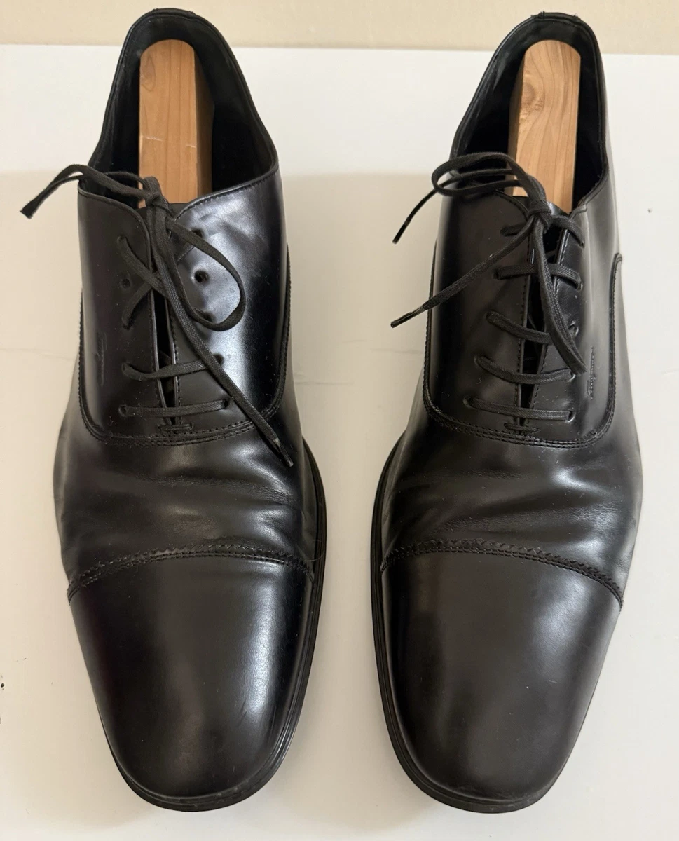 MAGNANNI Sz 11.5W Black Leather Lace Up Oxford Lux Dress Men main image 4