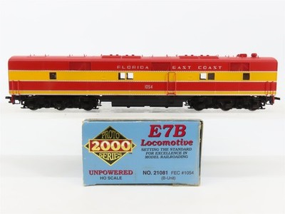 HO Scale Proto 2000 21081 FEC Florida East Coast E7B Diesel Loco #1054 UNPOWERED