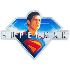 Patch - C&D Visionary - Superman 2025 Movie Man Of Steel 3.9"x2.9" Iron-On NEW