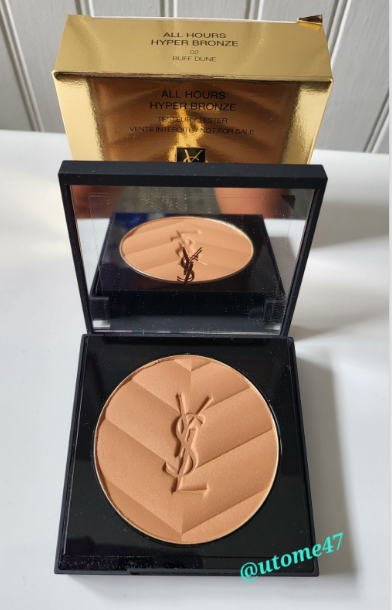 $65 YSL All Hours Hyper Bronze Bronzer Bronzong Powder Compact #2