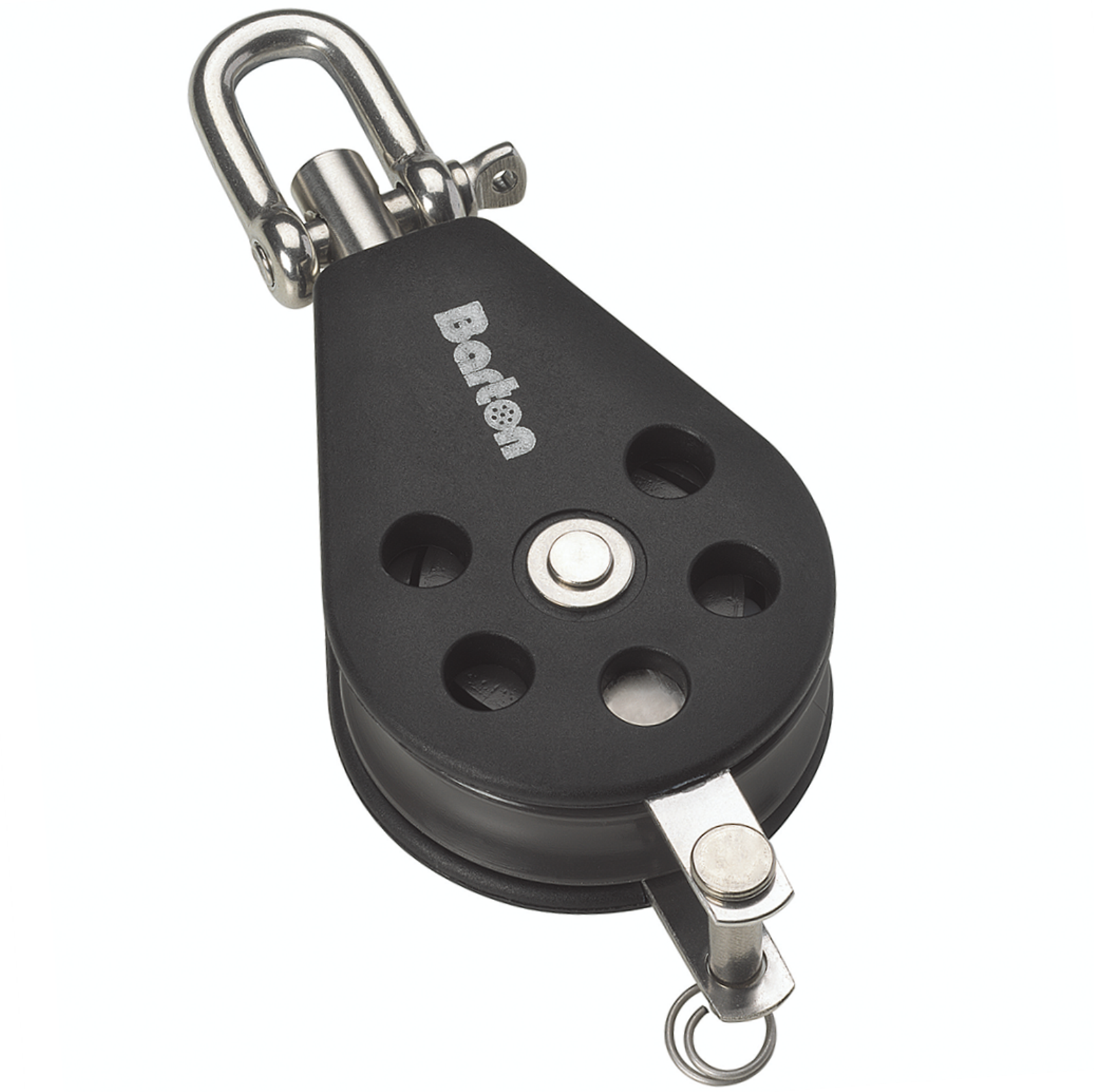 Barton Size 2 Single Swivel Block with Becket 35mm - BAN02131
