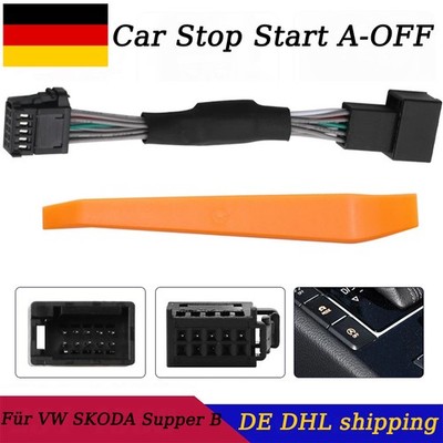 Car Stop Start Kabel Motor Eliminator Canceller Stecker Für VW Skoda Super B DE