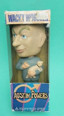 Funko Wacky Wobbler Austin Powers « Dr. Evil" avec Kitty Bobble Head 2002 - Photo 1/4