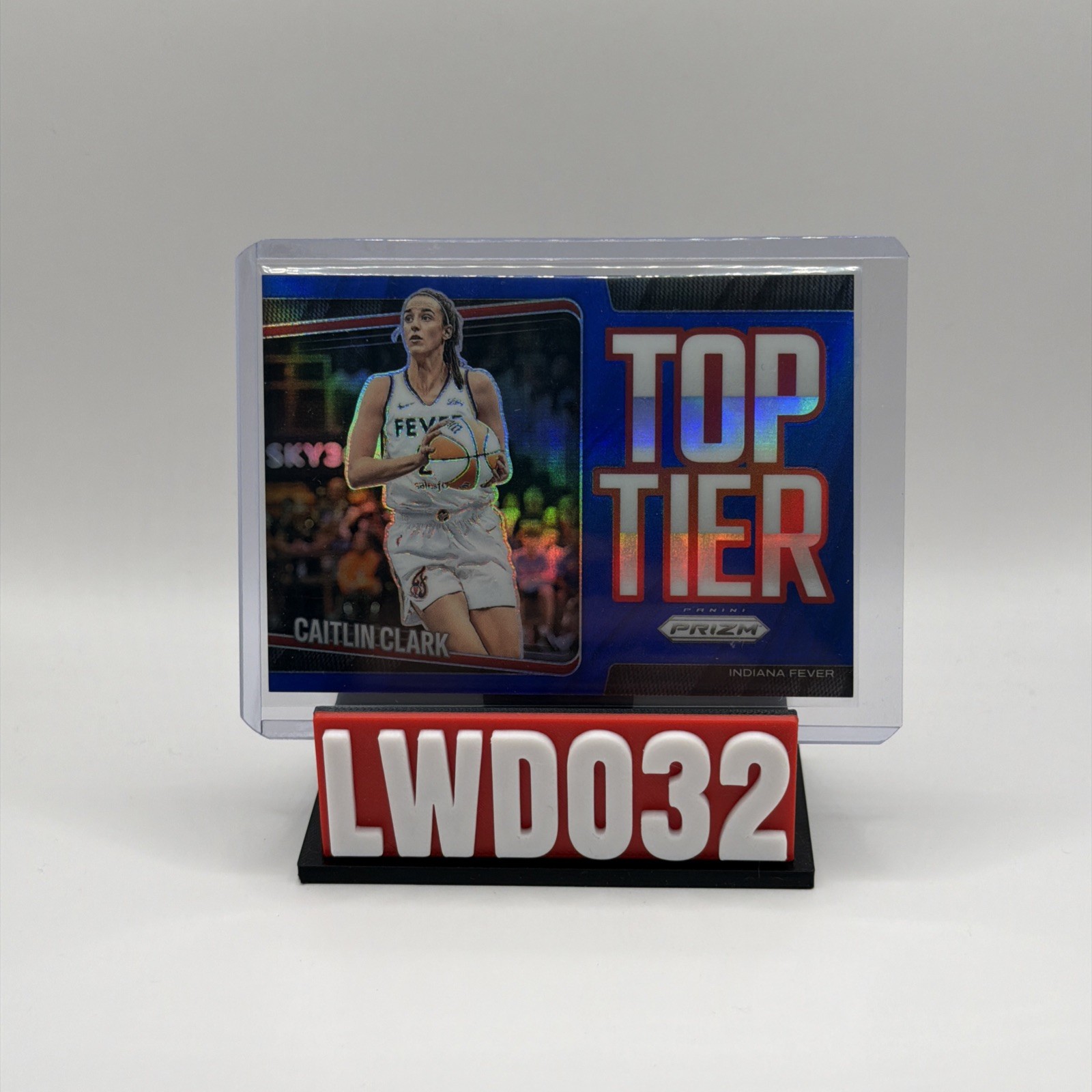 2025 Panini Prizm WNBA Top Tier Caitlin Clark #8 Insert Indiana Fever Blue /49