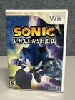 Sonic Unleashed (Nintendo Wii) Complete and Tested Poor Condition Case