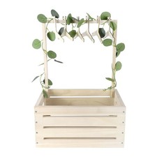 Okydoky Wooden Baby Shower Gift Crate w/ Hangers  Eucalyptus Garland