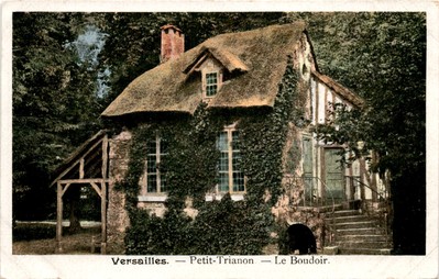 Versailles, Petit-Trianon, Le Boudoir. Postcard