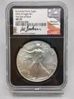 2022 W Burnished Silver Eagle NGC MS 70 Michael Gaudioso Signed