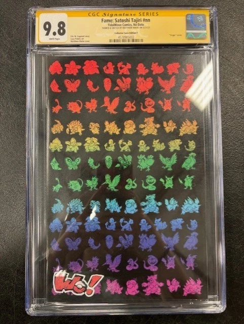Fame: Satoshi Tajiri #nn Matthew Waite CGC 9.8 TidalWave Comics GCB#5002 TCGC