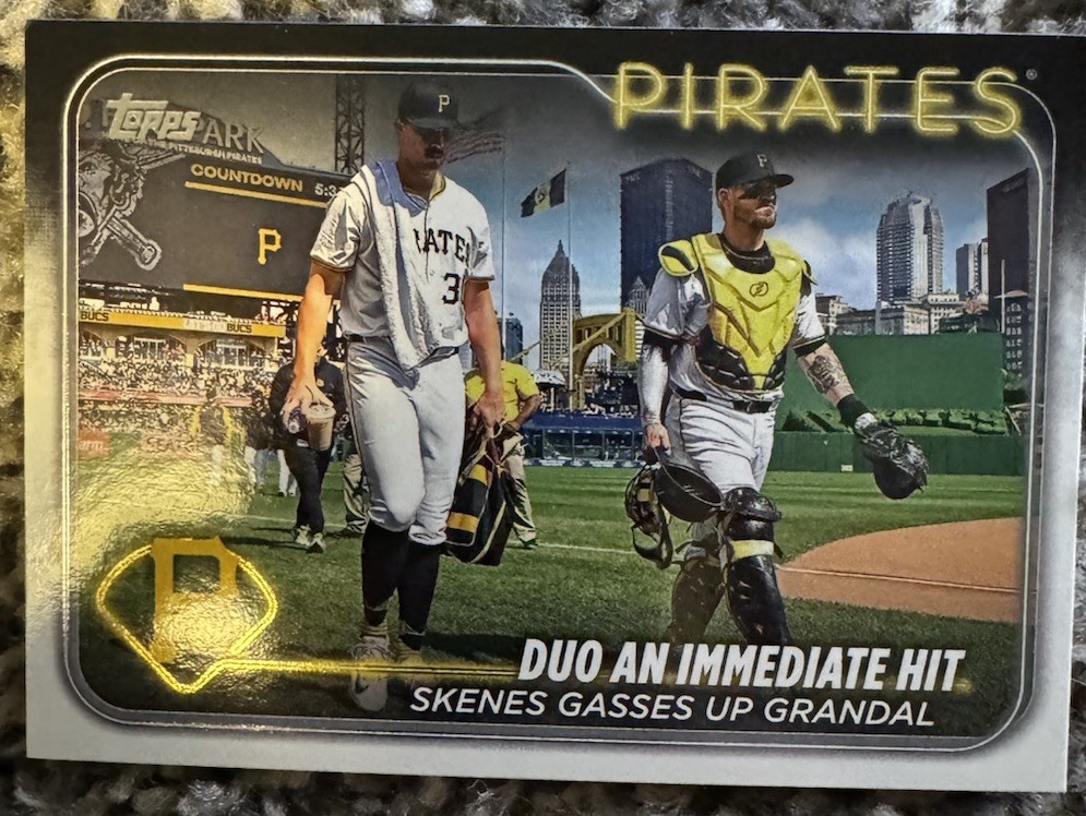2024 Topps Update Series - Veteran Combos Paul Skenes, Yasmani Grandal #US160...