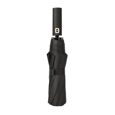 Reusable Automatic Black Umbrella with Steel Bracket for Wind and Sun