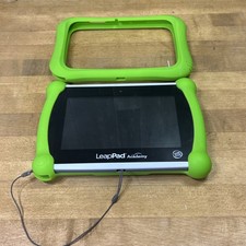 LeapFrog LeapPad Academy Kids Learning Tablet Green Tested Working Extra Case