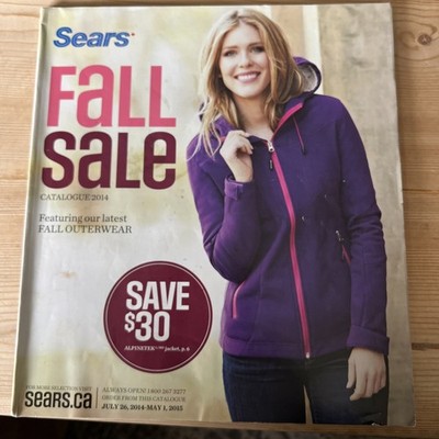 Vintage Sears 2014 Fall Winter Sale Catalog Fashion Electronics Clothing Canada