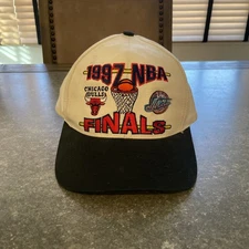 1997 NBA Finals Cap New  Snapback Hat Basketball Chicago Bulls vs. Jazz Logo 7