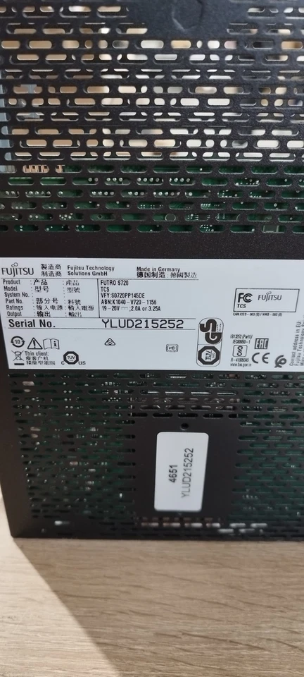 Fujitsu Futro S720 AMD GX-222GC / AMD GX-217GA | 2GB RAM | 8GB + Netzteil + Fuß - Bild 4 von 4