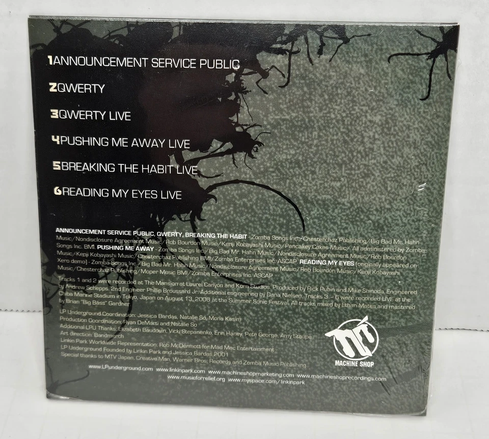 Linkin Park Underground 6 CD - LPU 6.0 Fan Club EP 2006 - NEW / SEALED OOP - Image 2 of 2
