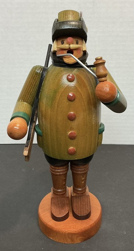 KWO Erzgebirge Rauchermann 8" German Incense Burner Hunter or Woodsman 