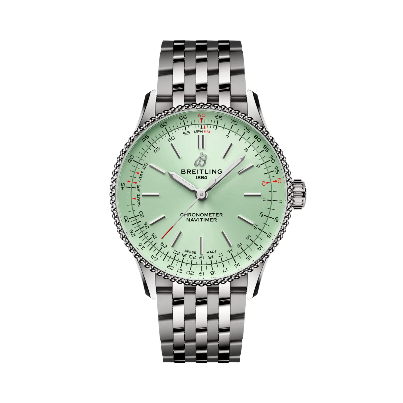 Breitling Navitimer Automatic 36 Green Dial Bracelet A17327361L1A1