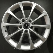 1x Alufelge 17 Zoll 6.5" 5x112 44ET Glanz Silber A1774010300 Mercedes-Benz 1x Alufelge 17 Zoll 6.5" 5x112 44ET Glanz Silber A1774010300 Mercedes-Benz