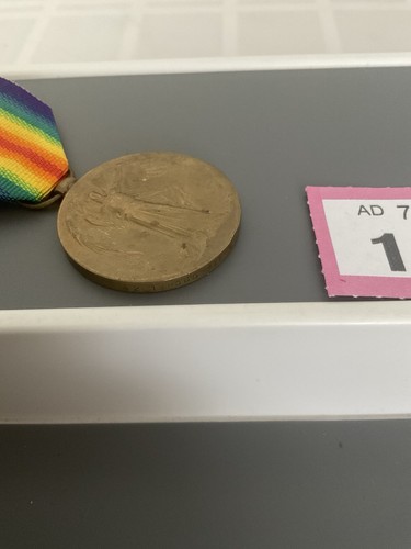 WWI VICTORY MEDAL PTE W. J. READ A.S.C. WITH RIBBON (194/13a) - Picture 5 of 7