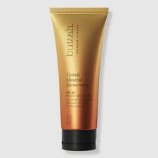 Buttah Skin Tinted Mineral Sunscreen SPF 30 protects against sun damage 2.0 oz