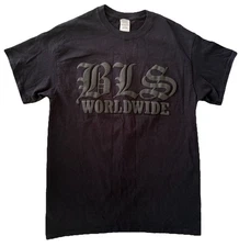 Vtg Black Label Society Zakk Wylde T-Shirt 2-Sided BLS Logo Skull Men's Medium