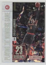 2017 Contenders Playing the Numbers Game Cracked Ice /25 Dwight Howard HOF gp3