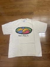 Vintage L Daytona Beach Florida Dolphins T Shirt