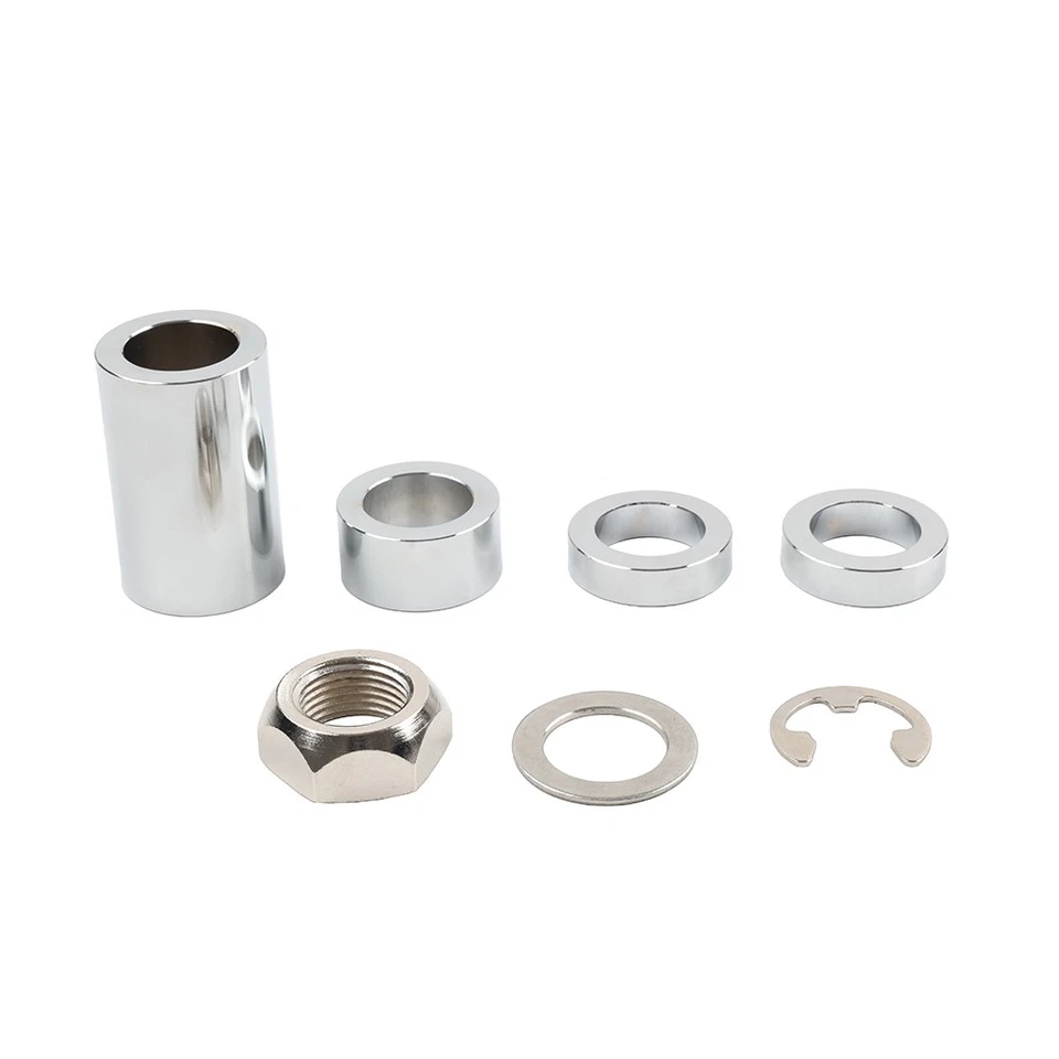 Motorcycle Rear Axle Nut Spacer Kit For Harley Softail FLST FSXT 2008+ Foto 2 de 4