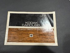 Kodak Carousel Custom 860H Projector Instruction Manual