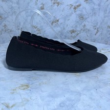 Skechers Cleo Walk Women's Sz 8 Shoes Black Comfort Slip On Fashion Ballet Flats