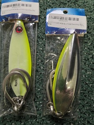 Slow Pitch Jig TUNA TILE FISH Ocean Cat Fishing Jig 300G Saltwater LOT OF 4