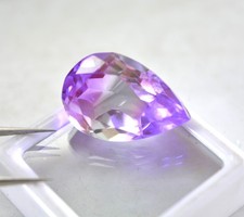 14.35 Ct Shiny Certified Topaz VS A Pear Cut for Pendant & Ring Gemstone T450