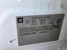 Used A/C Selector Switch fits: 2015 Chevrolet Sonic graphite silver face plate o