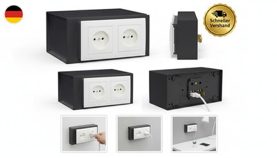 ARREGUI Socket Steckdosensafe | Versteckter Steckdosen Tresor | Unauffälliges Ge